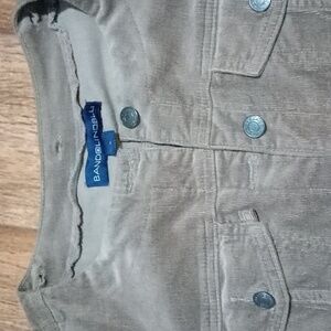 Bandolinoblu Women's   Long Sleeve Button Up Jacket With Removable  Fur Collar